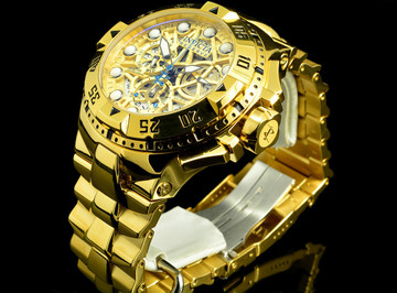 Invicta 15980 Reserve Excursion II z60 Swiss Quartz Chronograph Gold Bracelet Watch | Free Shipping