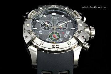 Invicta 15855 Sea Thunder Specialty Grey Dial Silver Bezel Swiss Quartz Chronograph Watch | Free Shipping