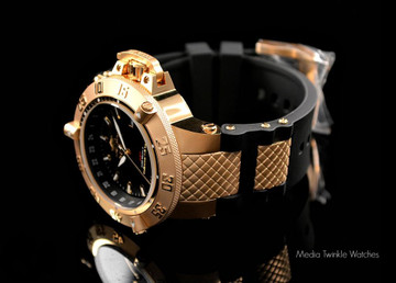 Invicta 80424 Mens Subaqua Noma III Swiss Quartz GMT 18k Gold Plated Watch | Free Shipping