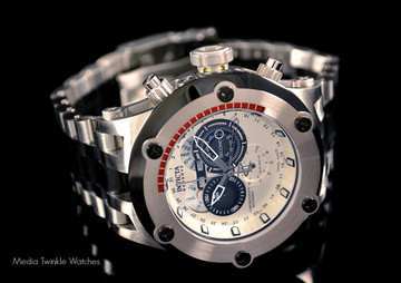 Invicta 15928 Reserve 52mm Specialty Subaqua Silver Tone Dial Swiss Ronda 5040.F Quartz Watch | Free Shipping