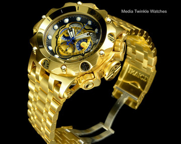 Invicta 16804 Reserve VENOM Hybrid Gold 5040F Swiss Quartz Chronograph Bracelet Watch | Free Shipping