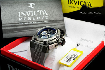 Invicta 18344 Reserve 46mm X-Wing Black M.O.P Dial Swiss Made Quartz Chronograph Watch | Free Shipping