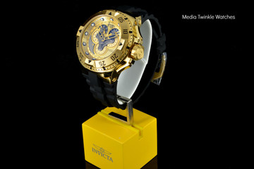 Invicta 18557 Reserve Excursion Master Calendar 5040F Quartz 18k Gold Tone Dial Watch