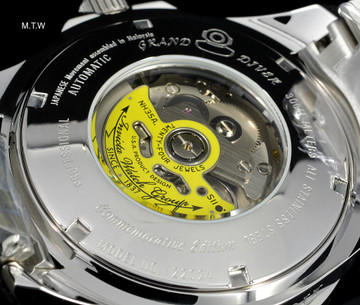 Invicta 47mm Grand Diver Automatic Diamond Accented Platinum M.O.P Dial  Bracelet watch - 22026