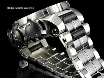 Invicta 21606 Subaqua 52mm Sea Dragon Swiss Quartz Chronograph Black Dial All Stainless Steel Bracelet Watch