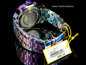 Invicta 24160 ProDiver 48mm Purple Dial Iridescent Finish Bracelet Watch