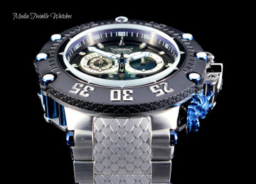 Invicta Men's 52mm Subaqua Noma VII Swiss Quartz Chronograph Black MOP Bracelet Watch
