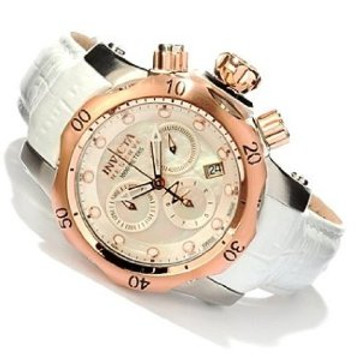 Invicta Reserve Women's Venom Swiss Made Mother-of-Pearl Dial Chronograph Watch