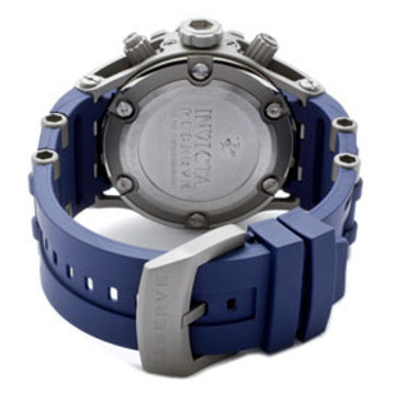 Invicta 0802 Reserve Collection  Specialty Chronograph Blue Polyurethane Watch | Free Shipping