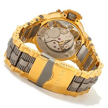 Invicta 1572 Subaqua Noma III 18K Gold Tone Swiss Made Mechanical Stainless Steel Bracelet Watch | Free Shipping