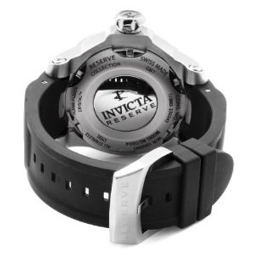 Invicta 0804 Reserve Venom Collection GMT Black Polyurethane Watch | Free Shipping