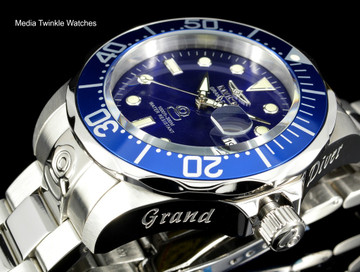Invicta 3045 Men's Pro Diver Collection Grand Diver Automatic Stainless Steel Bracelet Watch | Free Shipping