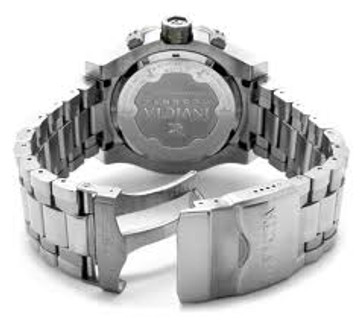 Invicta 0810 Reserve Leviathan Swiss Made Chronograph Silver Dial Stainless Steel Watch | Free Shipping