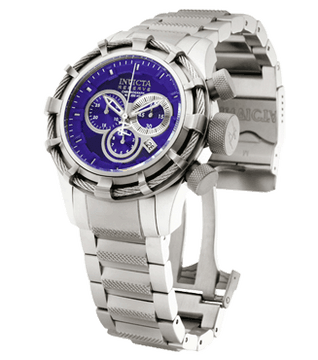 Invicta 1445 Reserve Bolt Swiss Made Chronograph Stainless Steel Bracelet Watch | Free Shipping