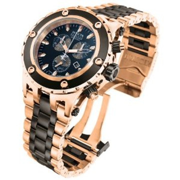 Invicta 5214 Subaqua Specialty Reserve Swiss Made Chronograph 18K Rose Gold Tone and Black IP Stainless Steel Bracelet Watch | Free Shipping