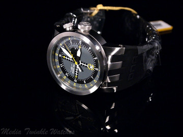 Invicta 10397 DNA AVIATION Swiss Quartz GMT Stainless Steel Silicone Strap Watch | Free Shipping