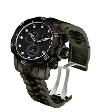 Invicta Reserve Men's Subaqua Venom Swiss Quartz Black Ionic-Plated Watch | Free Shipping