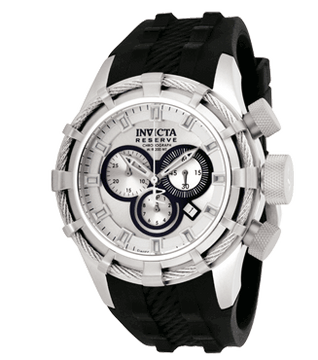 Invicta 1226 Men's Reserve Bolt Swiss Made Collection Chronograph Polyurethane Watch | Free Shipping