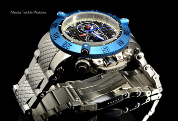 Invicta 10193 Men's Subaqua Noma III Swiss Quartz Chronograph Blue Dial Stainless Steel Bracelet Watch | Free Shipping
