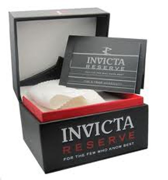 Invicta 1523 Reserve VENOM II Second Generation Swiss Made Chronograph White Dial Black and Gold Stainless Steel Case Polyurethane Watch (NEW MODEL) | Free Shipping