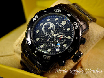 Invicta 0693 Pro Diver Scuba Swiss Chronograph Stainless Steel Bracelet Watch | Free Shipping