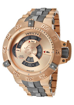 Invicta 1571 Subaqua Noma III 18K Rose Gold  Swiss Made Mechanical Stainless Steel Bracelet Watch | Free Shipping