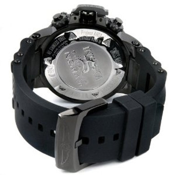 Invicta 6043  Men's Subaqua Noma III Swiss Quartz Chronograph Black Ion-Plated Polyurethane Strap Watch | Free Shipping