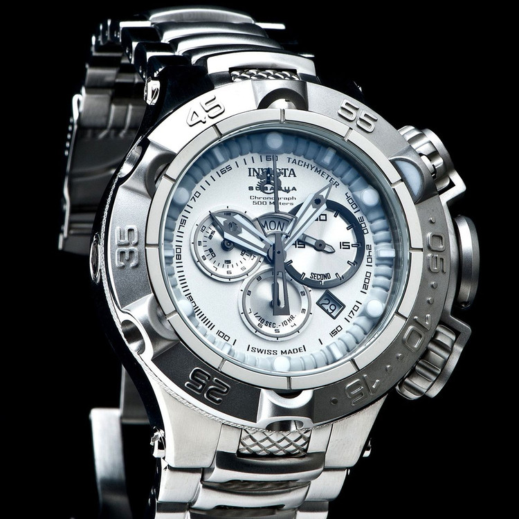 Invicta 12886 Men's Subaqua Noma V Swiss Made Quartz Chronograph Stainless Steel Bracelet Watch | Free Shipping