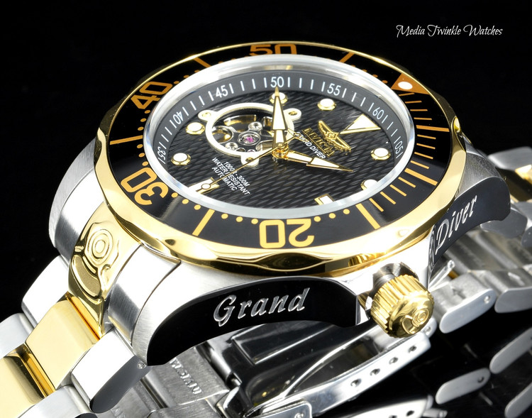 invicta pro diver open heart