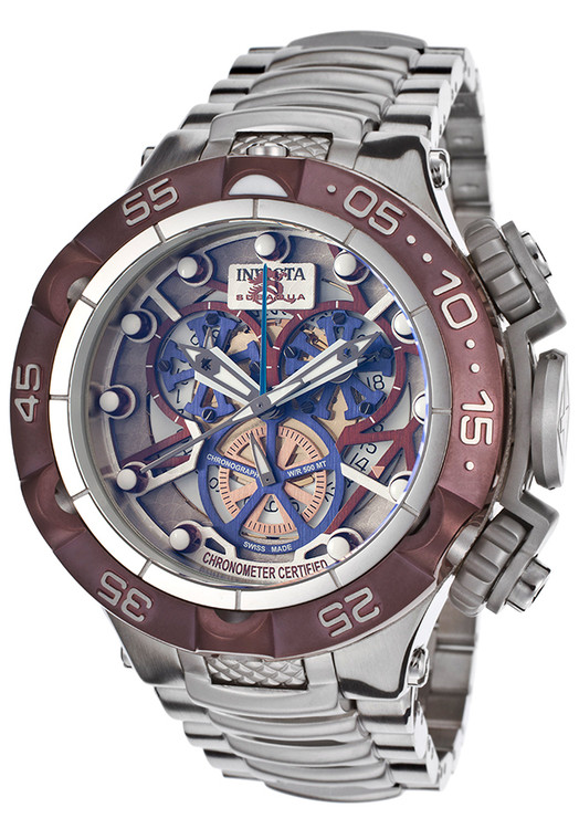 Invicta 12906 Men's Subaqua Noma V COSC Quartz Chronograph Stainless Steel Bracelet Watch | Free Shipping