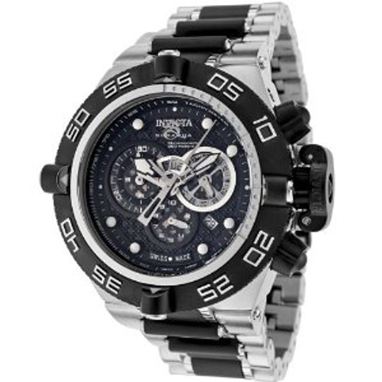 Invicta 6546 Men's Subaqua Noma IV Collection Swiss Made Chronograph Two-Tone Solid Stainless Steel Bracelet Watch | Free Shipping