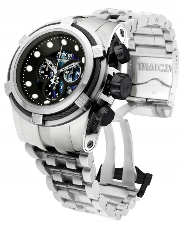 Invicta Reserve Bolt Zeus Swiss Made Quartz Chronograph Mother-of-Pearl Dial Bracelet Watch (Zeus) | Free Shipping