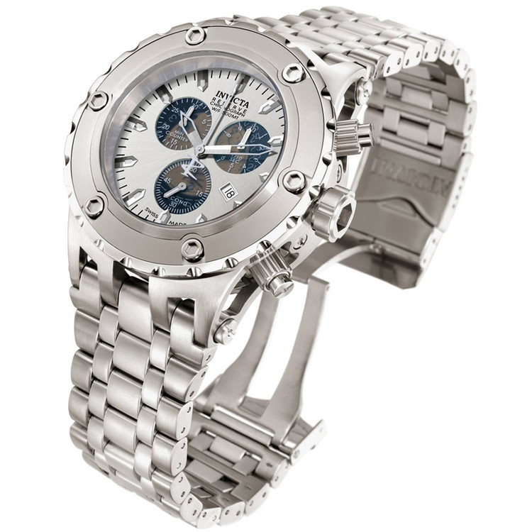 Invicta 5221 Subaqua Noma Specialty Reserve Collection Swiss Made Chronograph Stainless Steel Bracelet Watch | Free Shipping