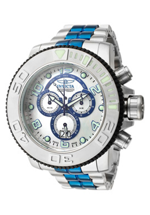 Invicta 10765 Men's Pro Diver Collection Sea Hunter Chronograph Stainless Steel Watch | Free Shipping
