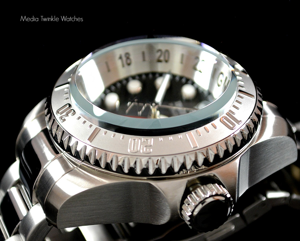 Invicta 16957 Reserve 52mm Hydromax Black Dial Silver Bezel Quartz