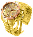 Invicta 13874 Reserve Venom "High Polished" Gold Tone Bracelet Watch w/Strap | Free Shipping