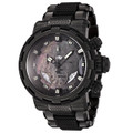 Invicta 6664 Reserve Capsule Swiss Quartz Chronograph All Black Stainless Steel Watch | Free Shipping