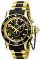 Invicta 6633 Men's Russian Diver Scuba Swiss Quartz 18K Gold-Plated Watch | Free Shipping