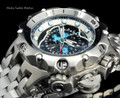 Invicta 16802 Reserve 52MM VENOM Hybrid Silver Tone 5040F Swiss Quartz Chronograph Bracelet Watch | Free Shipping