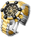 Invicta 15825 Reserve FULL SIZE Men's Arsenal Two-Tone Swiss Quartz Big Date Stainless Steel Bracelet Watch | Free Shipping