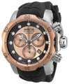 Invicta 19921 Reserve 52mm Venom Sea Dragon Swiss Made Quartz Chronograph Black & Rose Gold Tone Silicone Strap Watch | Free Shipping