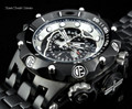 Invicta 20421 Reserve 52MM VENOM Hybrid Black Dial 5040F Swiss Quartz Chronograph Black Bracelet Watch | Free Shipping