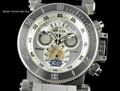 Invicta 17639 Coalition Forces 51mm Swiss Made Quartz Chronograph Silver Dial Silver Bracelet Watch I Free Shipping