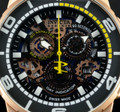 Invicta 18953 Reserve Men's Sea Vulture Swiss Quartz Chronograph Rose Gold Tone Grey Silicone Strap | Free Shipping