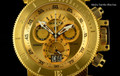 Invicta 17643 Coalition Forces 51mm Swiss Made Quartz Chronograph 18k Gold Tone Watch I Free Shipping