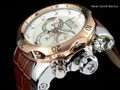 Invicta 80694 Venom 52MM Reserve Silver M.O.P Dial BROWN Leather Strap Watch | Free Shipping