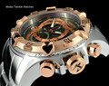 Invicta 1879 Reserve Excursion Swiss Quartz Chronograph Gray Dial Rose Gold Bezel Bracelet Watch | Free Shipping