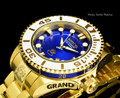 Invicta 20177 Grand Diver 2 Gen II 47mm Automatic Blue Dial Gold Tone Bracelet Watch | Free Shipping