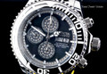 Invicta 47mm Reserve Pro Diver Limited Edition SWISS AUTOMATIC 0.42ctw Diamond All Silver Bracelet Watch 28884