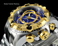 Invicta 1878 Reserve Men's Excursion Touring Swiss Quartz Chronograph Blue Dial Stainless Steel Bracelet Watch | Free Shipping